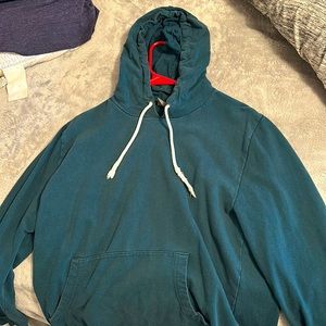 Vintage Green lightweight hoodie